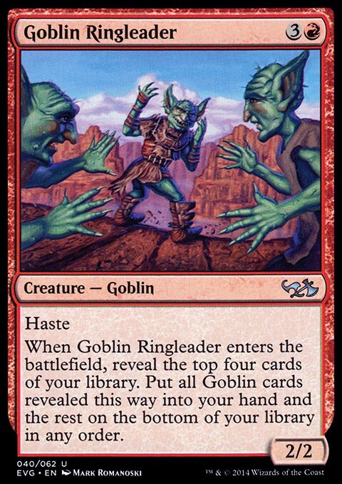 Goblin Ringleader ~ Duel Decks: Anthology [ Excellent ] [ Magic MTG ]