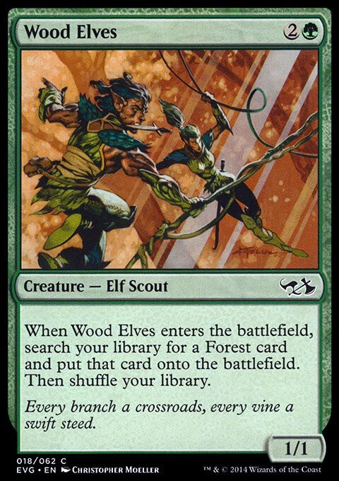 Wood Elves ~ Duel Decks: Anthology [ Excellent ] [ Magic MTG ]