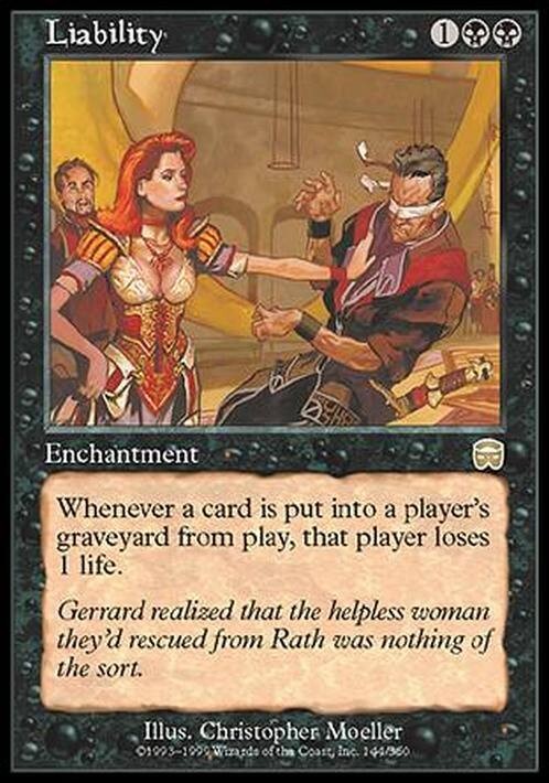 Liability ~ Mercadian Masques [ Excellent ] [ Magic MTG ]