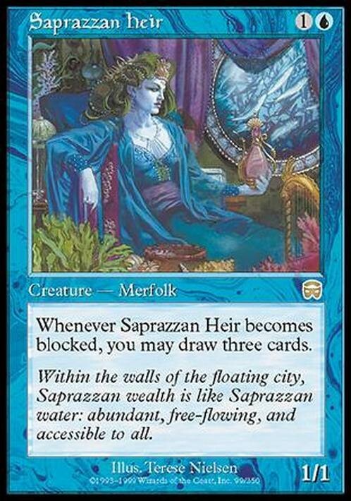 Saprazzan Heir ~ Mercadian Masques [ Excellent ] [ Magic MTG ]