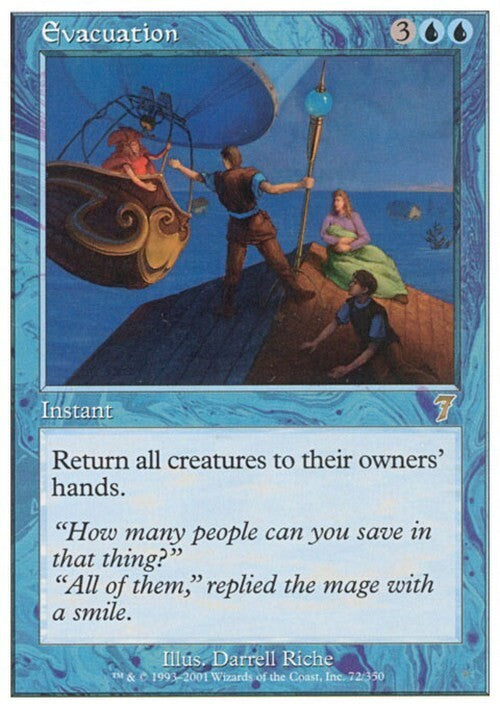 Evacuation ~ Seventh Edition [ Excellent ] [ Magic MTG ]