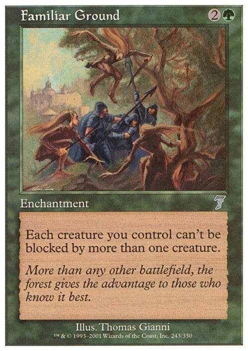 Familiar Ground ~ Seventh Edition [ Excellent ] [ Magic MTG ]