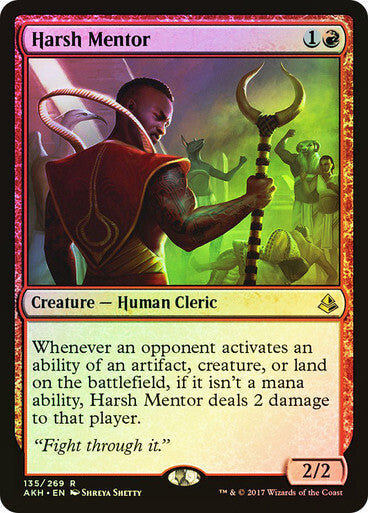 FOIL Harsh Mentor ~ Amonkhet [ NearMint ] [ Magic MTG ] - London Magic Traders Ltd