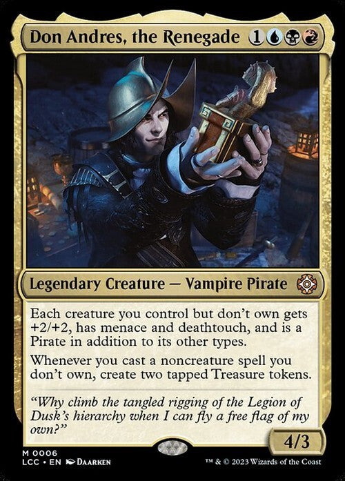 Don Andres, the Renegade ~ Commander: The Lost Caverns of Ixalan [ NM ] [ MTG ]