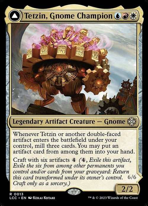 Tetzin, Gnome Champion ~ Commander: The Lost Caverns of Ixalan [ NM ] [ MTG ]