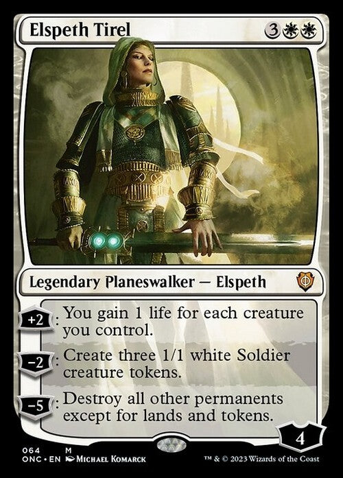Elspeth Tirel ~ Commander: Phyrexia: All Will Be One [ NM ] [ Magic MTG ]