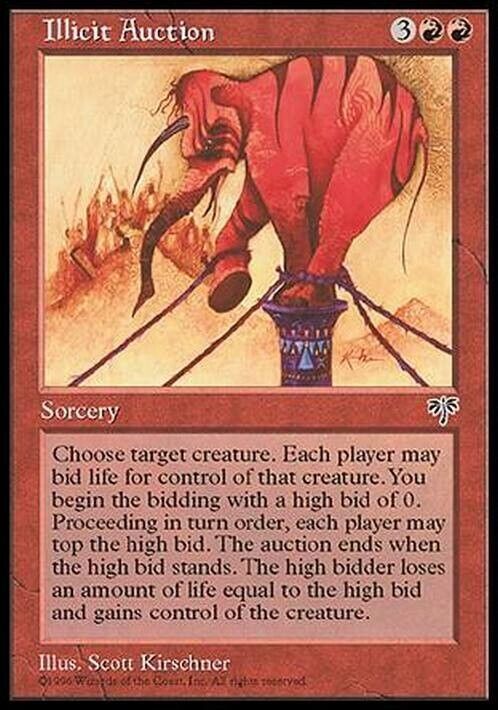 Illicit Auction ~ Mirage [ Excellent ] [ Magic MTG ]