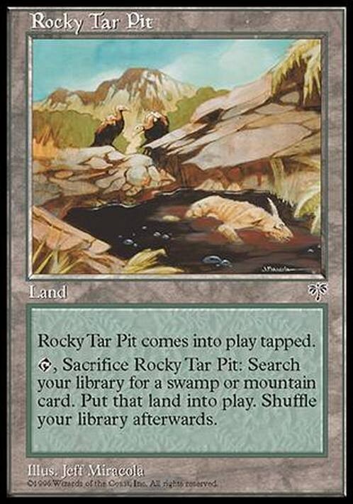Rocky Tar Pit ~ Mirage [ Excellent ] [ Magic MTG ]