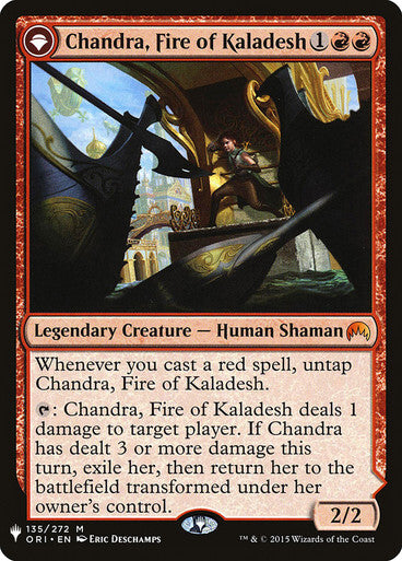 Chandra, Fire of Kaladesh ~ The List [ NearMint ] [ Magic MTG ] - London Magic Traders Ltd
