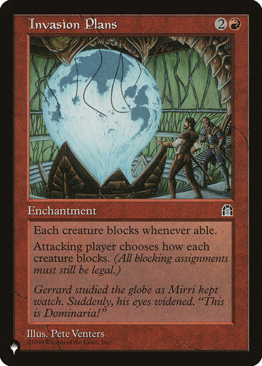 Invasion Plans ~ The List [ NearMint ] [ Magic MTG ]