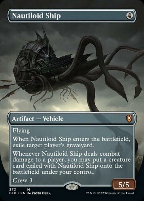 BORDERLESS Nautiloid Ship ~ Commander Legends 2 [ NM ] [ MTG ]