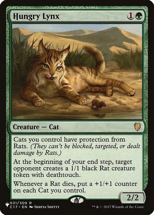Hungry Lynx ~ The List [ NearMint ] [ Magic MTG ]