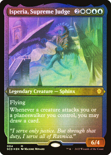 FOIL ETCHED Isperia, Supreme Judge ~ Starter Commander [ NM ] [ Magic MTG ]