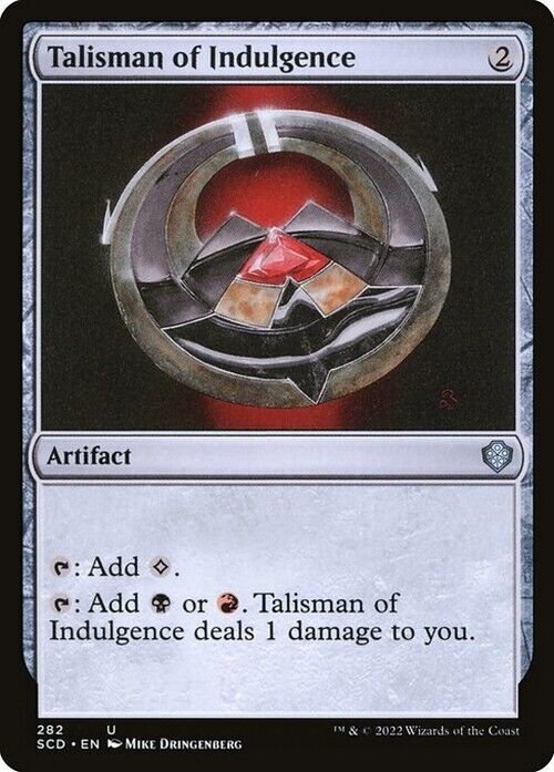 Talisman of Indulgence ~ Starter Commander [ NearMint ] [ Magic MTG ]