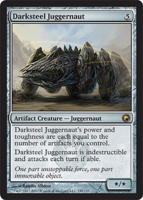 Darksteel Juggernaut ~ Scars of Mirrodin [ Excellent ] [ Magic MTG ]