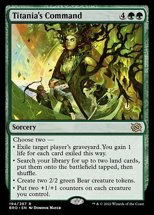 Titania's Command ~ The Brothers' War [ NearMint ] [ Magic MTG ]