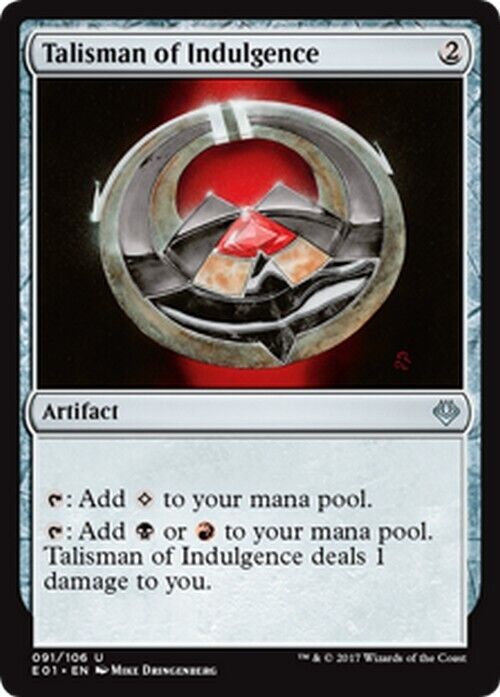 Talisman of Indulgence ~ Archenemy: Nicol Bolas [ Excellent ] [ Magic MTG ]