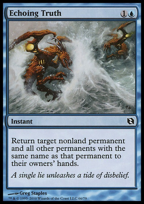 Echoing Truth ~ Duel Decks [ Excellent ] [ Magic MTG ]