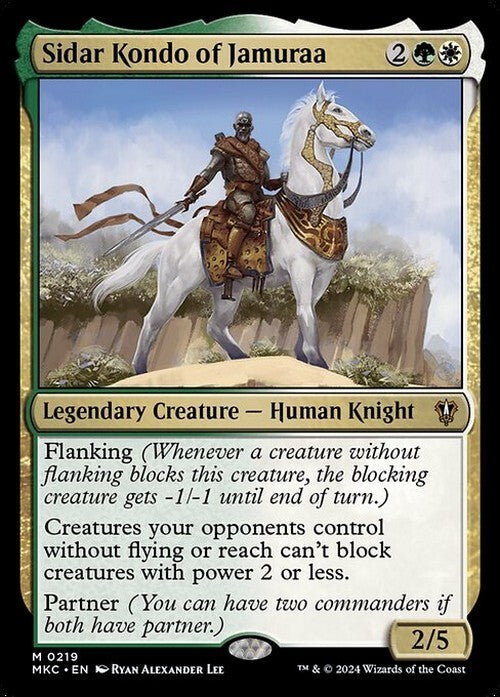 Sidar Kondo of Jamuraa ~ Commander: Murders at Karlov Manor [ NM ] [ MTG ]