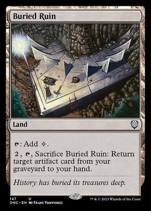 Buried Ruin ~ Commander: Phyrexia: All Will Be One [ NM ] [ Magic MTG ]