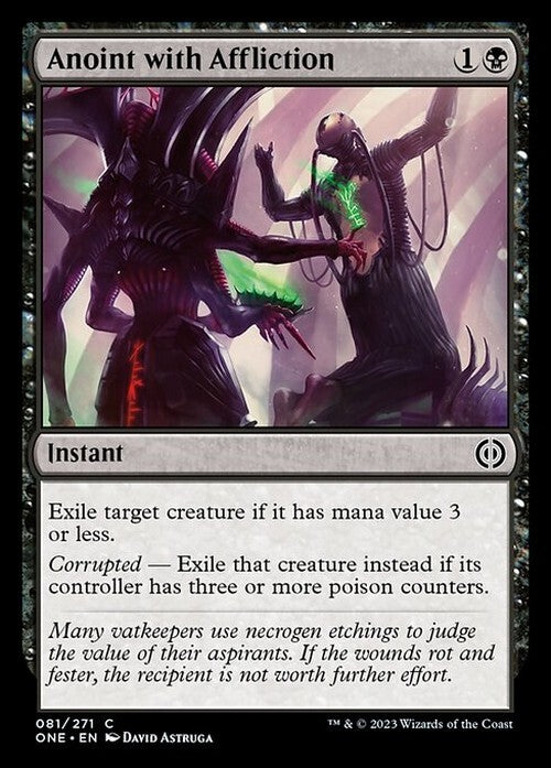 Anoint with Affliction ~ Phyrexia: All Will Be One [ NearMint ] [ Magic MTG ]