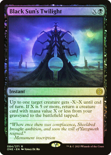 FOIL Black Sun's Twilight ~ Phyrexia: All Will Be One [ NearMint ] [ Magic MTG ]