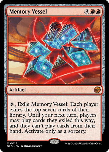 Memory Vessel ~ The Big Score [ NearMint ] [ Magic MTG ]