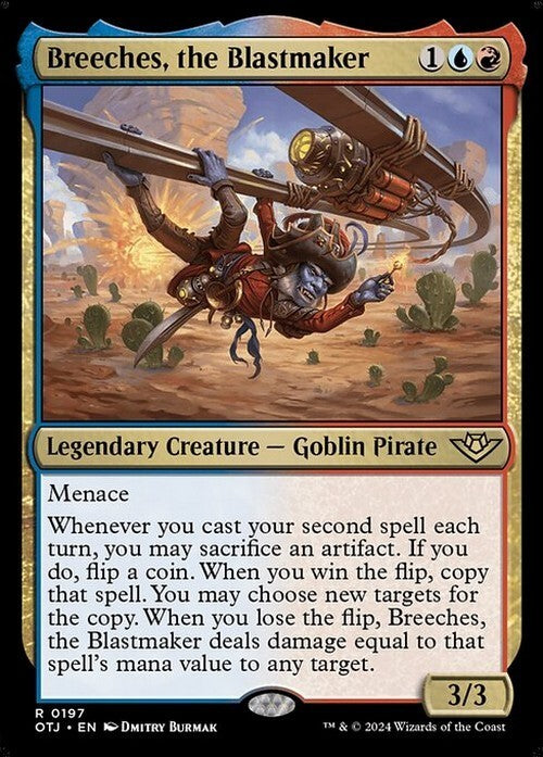 Breeches, the Blastmaker ~ Outlaws of Thunder Junction [ NM ] [ Magic MTG ]