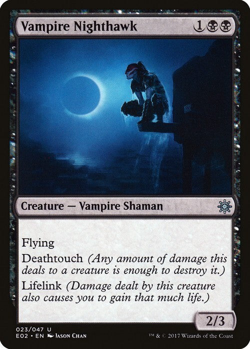 Vampire Nighthawk ~ Explorers of Ixalan [ Excellent ] [ Magic MTG ] - London Magic Traders Ltd