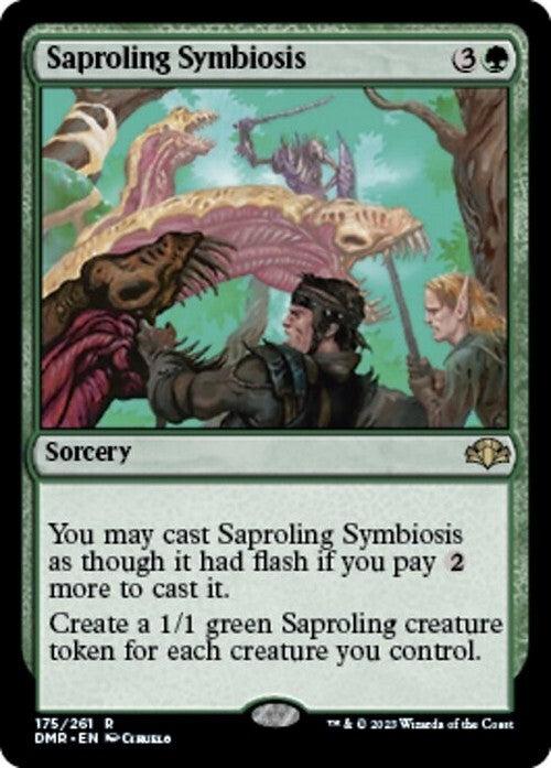 Saproling Symbiosis ~ Dominaria Remastered [ NearMint ] [ Magic MTG ]