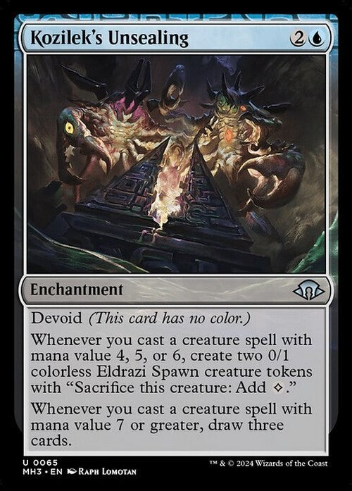 Kozilek's Unsealing ~ Modern Horizons 3 [ NearMint ] [ Magic MTG ]