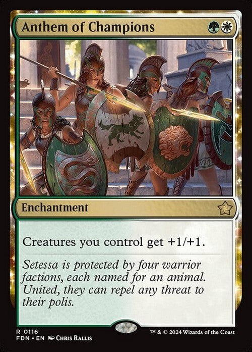 Anthem of Champions ~ Foundations [ NearMint ] [ Magic MTG ] - London Magic Traders Ltd