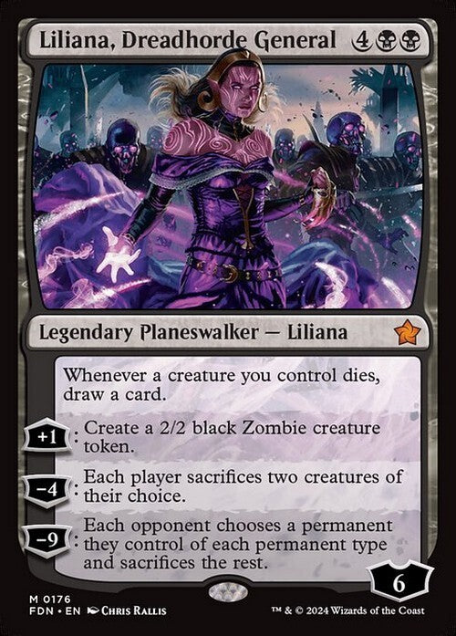 Liliana, Dreadhorde General ~ Foundations [ NearMint ] [ Magic MTG ]