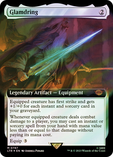 FOIL SURGE Glamdring ~ The Lord of the Rings [ NearMint ] [ Magic MTG ]
