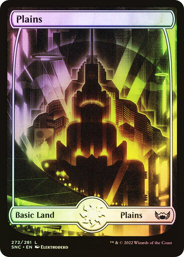 Choose your FOIL Full Art Metropolis Land ~ Streets of New Capenna [ NM ]