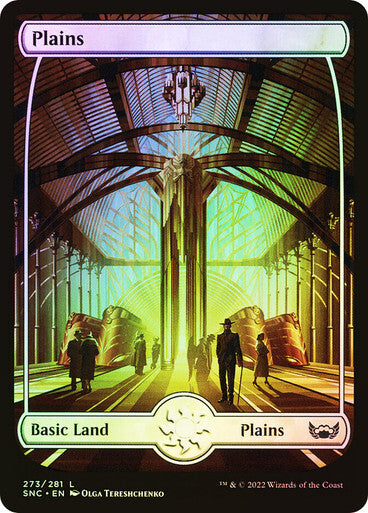 Choose your FOIL Full Art Metropolis Land ~ Streets of New Capenna [ NM ]