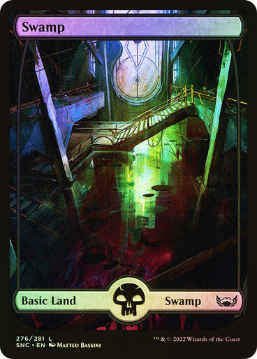 Choose your FOIL Full Art Metropolis Land ~ Streets of New Capenna [ NM ]