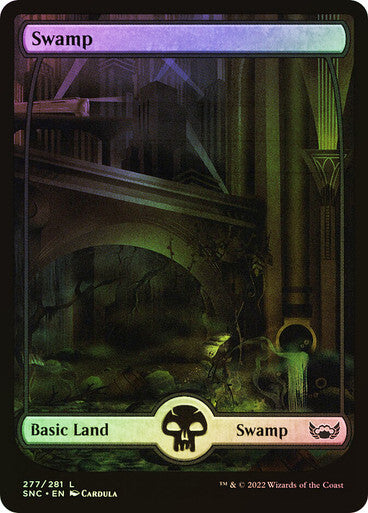 Choose your FOIL Full Art Metropolis Land ~ Streets of New Capenna [ NM ]
