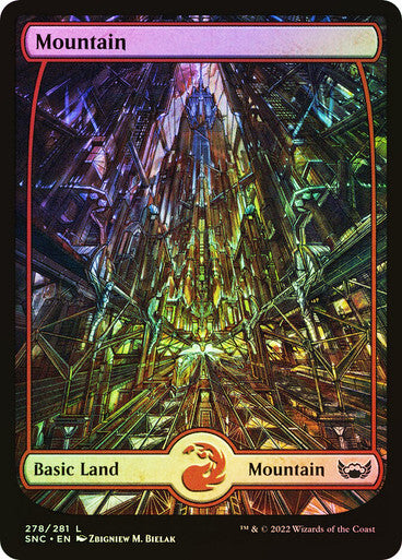 Choose your FOIL Full Art Metropolis Land ~ Streets of New Capenna [ NM ]