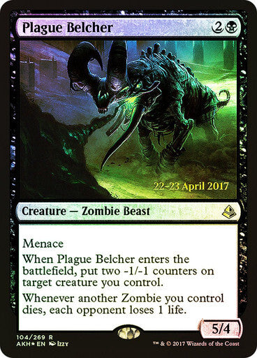 FOIL Plague Belcher ~ Prerelease Amonkhet [ Excellent ] [ Magic MTG ]