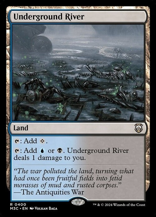 Underground River ~ Commander: Modern Horizons 3 [ NearMint ] [ Magic MTG ]