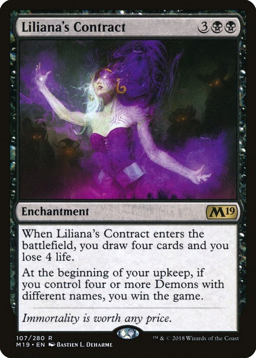 Liliana's Contract ~ Core 2019 [ Excellent ] [ Magic MTG ]