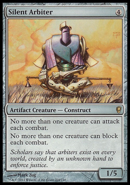 Silent Arbiter ~ Conspiracy 1 [ Excellent ] [ MTG ]