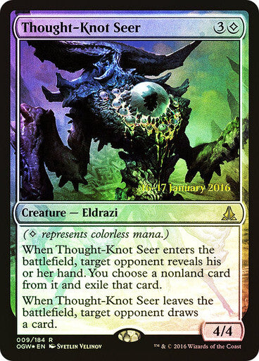FOIL Thought-Knot Seer ~ Prerelease Oath of the Gatewatch [ EX ] [ Magic MTG ]