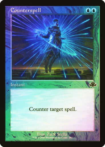 FOIL RETRO Counterspell ~ Dominaria Remastered [ NM ] [ Magic MTG ]