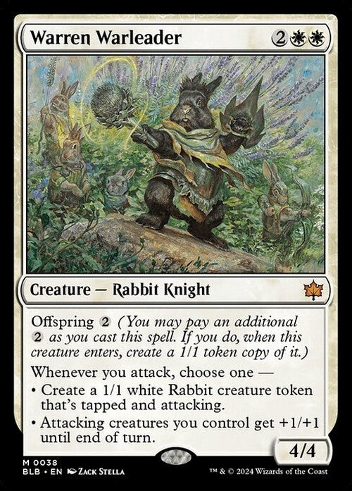 Warren Warleader ~ Bloomburrow [ Excellent ] [ Magic MTG ]