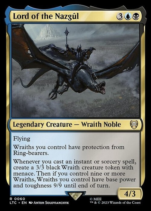 Lord of the Nazgul ~ Commander: The Lord of the Rings [ NM ] [ Magic MTG ] - London Magic Traders Ltd