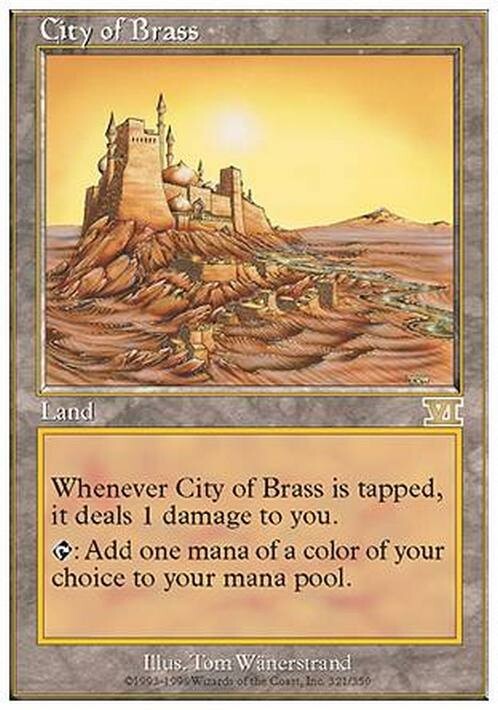City of Brass ~ Sixth Edition [ Excellent ] [ Magic MTG ] - London Magic Traders Ltd
