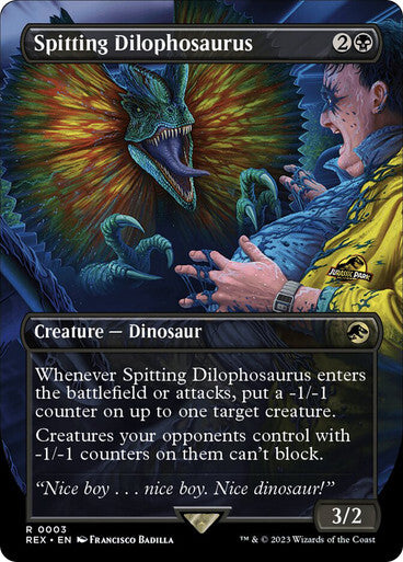 Spitting Dilophosaurus ~ Universes Beyond: Jurassic World [ NM ] [ MTG ]