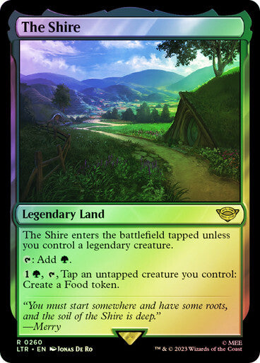 FOIL The Shire ~ The Lord of the Rings [ NM ] [ Magic MTG ]